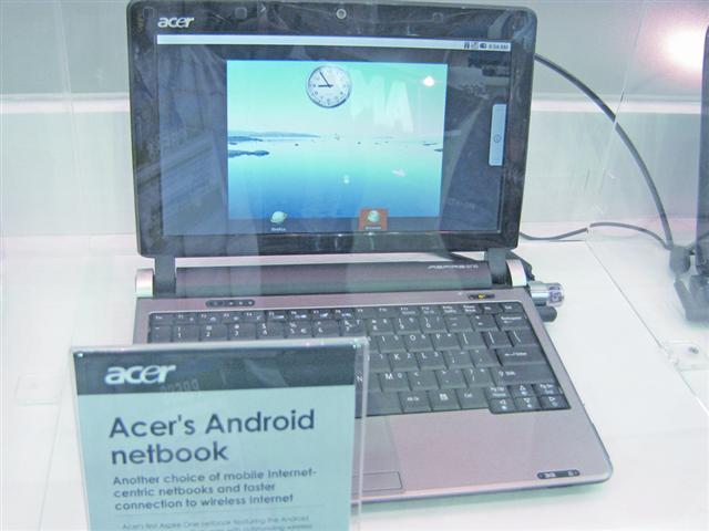 Computex 2009: Acer Android netbook with Windows draws spotlight