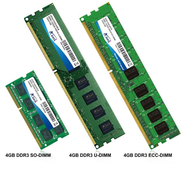 A-Data extends DDR3 lineup with 4GB single module