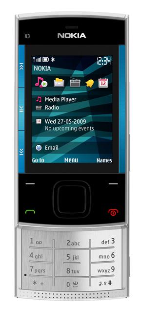 Nokia compact music handset X3