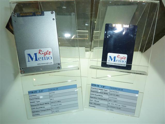 Memoright FTM25, GTR18 SSDs