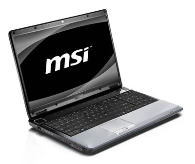 MSI GE603 gaming notebook