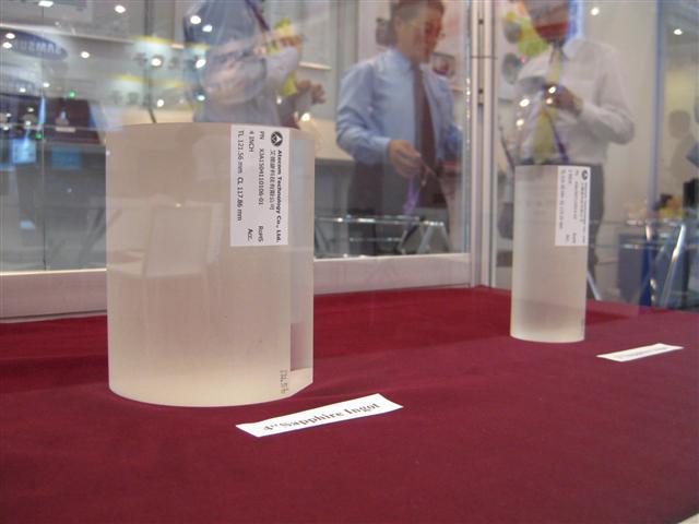 SEMICON Taiwan 2011: Atecom showcases sapphire ingots