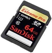 SanDisk Extreme Pro SDXC UHS-I card