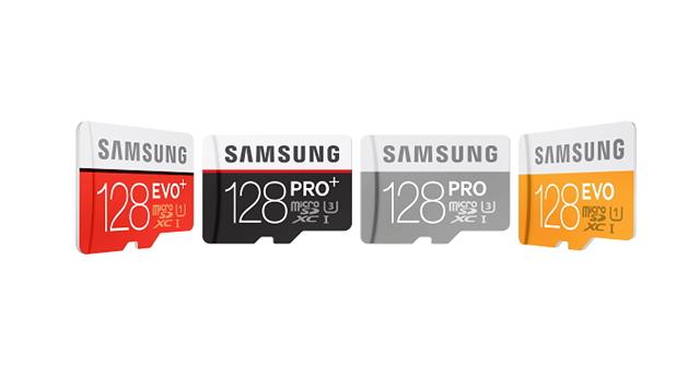 Samsung PRO Plus 128GB microSD cards