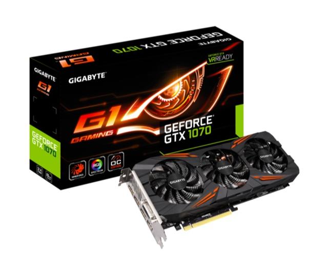 Gigabyte GeForce GTX 1070 G1 Gaming graphics card