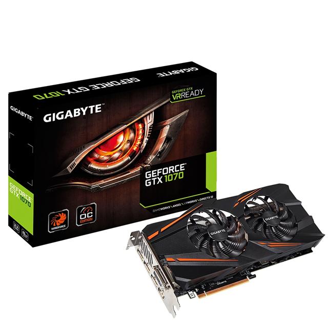 Gigabyte GeForce GTX 1070 Windforce OC Edition graphics card