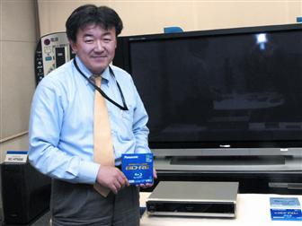 Matsushita BD business strategy general manager Masayuki Kozuka