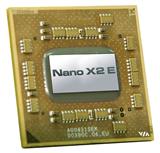 VIA dual-core Nano X2 E-series processors