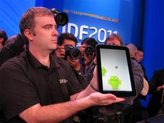 A tablet PC that features Android OS and Intel processor