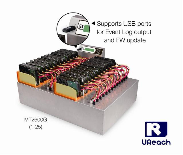 The largest and highest scalability standalone HDD/SDD Duplicator in the field.