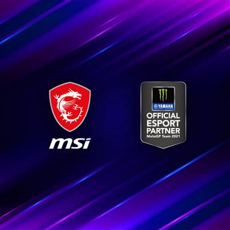 MSI announced the partnership with Monster Energy Yamaha MotoGP eSport Team